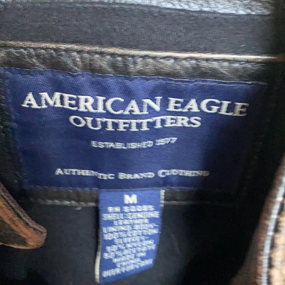 Vintage American Eagle Leather Jacket - Picture 2 of 2